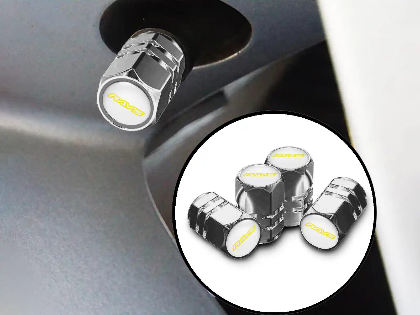 Rays Caps Tige Valve Jante Moto Design Max